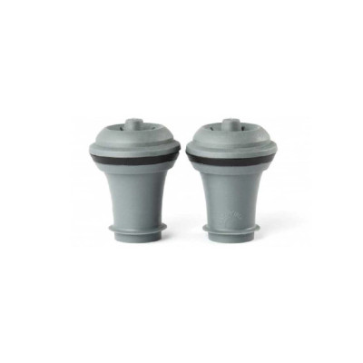 Vacu Vin - Bộ hút chân không màu đen - 3 món