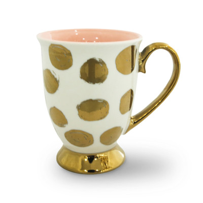 Cốc sứ La Fonte mạ vàng- 006446