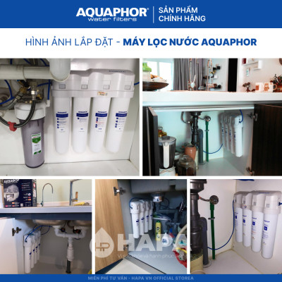 Bộ 4 Lõi Lọc Nước AQUAPHOR Nhập Khẩu Thay Cho Máy AQUAPHOR CRYSTAL ECO H - Hàng Chính Hãng