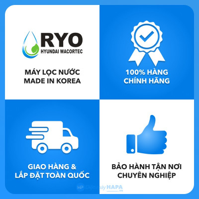 Lõi Lọc Nước RYO Hyundai RO Membrane Filter Nhập Khẩu Hàn Quốc - Hàng Chính Hãng