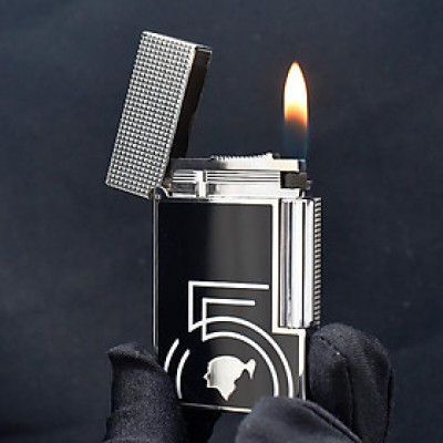 Vỏ Hộp Quet Ga Đá  Upon Sơn Mài Đen Hồng Kông Chủ Đề Kỉ Niệm 55 Hãng  D -115T