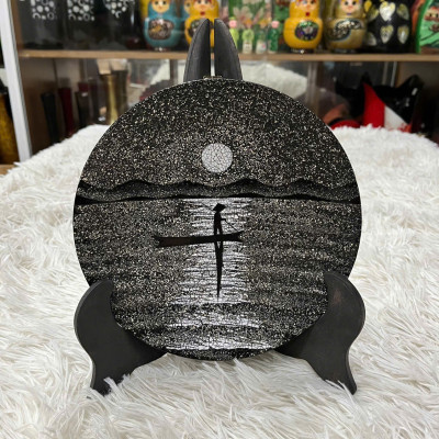 Dĩa sơn mài cao cấp Thanh Bình Lê cẩn trứng đẹp hoạ tiết đa dạng