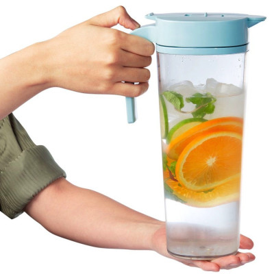 Bình Nước Cao Cấp Biwa Chuẩn Nhật 1.2L và 1.6L - Nguyên liệu nhựa nguyên sinh cao cấp an toàn cho sức khỏe ( Tặng kèm khăn lau pakasa) - Hàng Chính Hãng (Giao màu ngẫu nhiên)