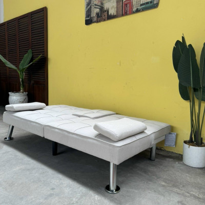Sofa bed, sofa ngã thành giường, sofa giường đa năng SM15CT Tundo tích hợp ổ điện USB tiện lợi giá rẻ