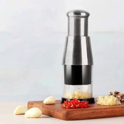 Dụng Cụ Nghiền Tỏi Ớt Inox 304 Không Gỉ, Dễ Dùng, Tiết Kiệm Thời Gian - HÀNG CHÍNH HÃNG MINIIN