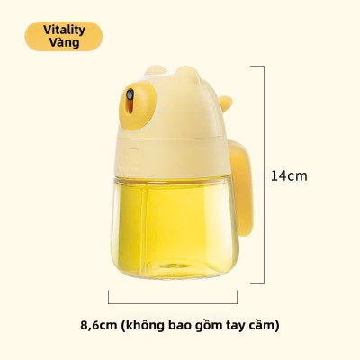 Chai Xịt Dầu Ăn Thủy Tinh Hình Gấu – Lọ Đựng Gia Vị Dễ Thương 300ml - HÀNG CHÍNH HÃNG MINIIN