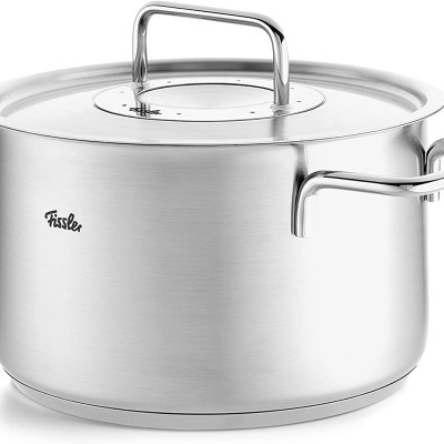 Bộ nồi Fissler Pure Collection 4 nồi 1 quánh nắp inox Hàng Chính Hãng