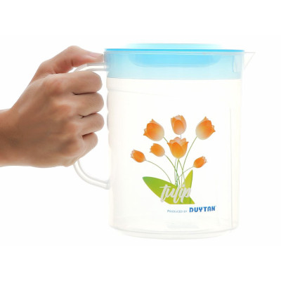 Ca Tulip Nhựa Duy Tân 2 Lít - Nhựa Trong Suốt, Có Vạch Chia | TriTin