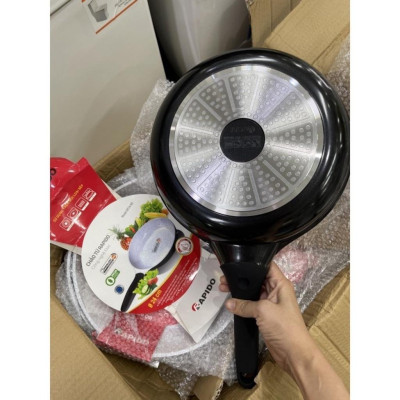 Chảo chống dính đáy từ Rapdio - 3 lớp chống dính Teflon siêu bền, dùng được cho mọi loại bếp