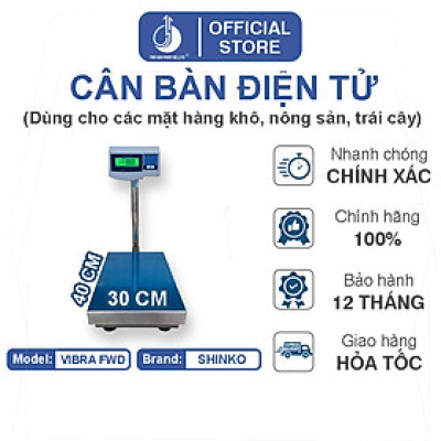 Cân Bàn Điện Tử Vibra FWD - Mặt Bàn Cân 300X400MM