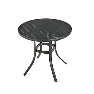 Bàn cafe sân vườn TE2032-80A Nội thất Capta Bàn ban công outdoor khung nhôm mặt gỗ nhựa Polywood