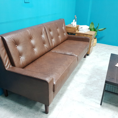 Sofa băng Juno sofa màu nâu, đen 200 x 80 x 90 cm
