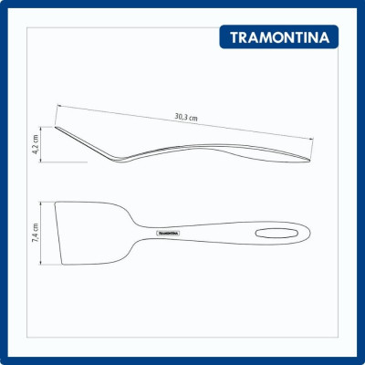 Xẻng Xào Xẻng Lật Tramontina 30cm Chất Liệu Nhựa PA An Toàn Chịu Nhiệt Nhập Khẩu Brazil