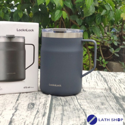 Ca Giữ Nhiệt/ Giữ Lạnh Lock&Lock Chất Liệu Thép Không Gỉ 475ml - Hàng Chính Hãng