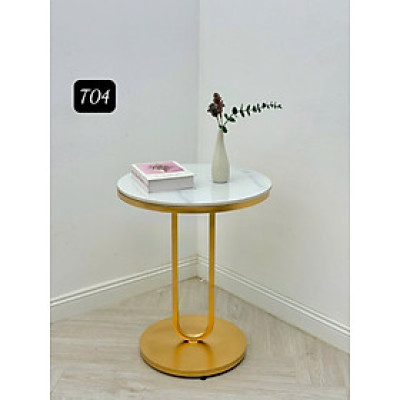Bàn decor T04-CT Tundo mặt đá sang trọng hiện đại
