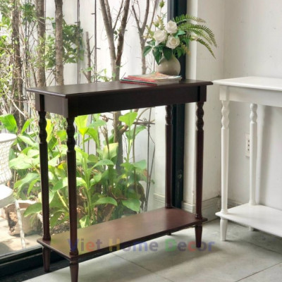 Bàn Console Trang Trí Chân Tiện Màu Nâu 9001- Thương hiệu Viet Home Decor
