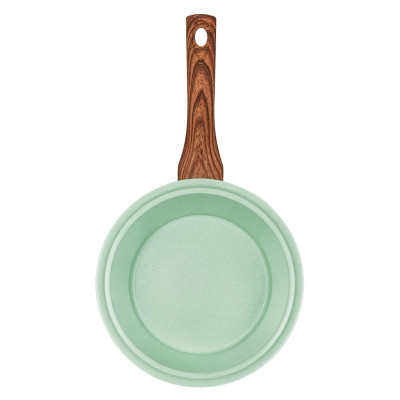 [Dùng Mọi Loại Bếp]Bộ 2 nồi và 1 quánh đúc đáy từ men chống dính ceramic  Greencook màu xanh ngọc và màu hồng ( chọn phân loại) gồm quánh size 18cm, nồi 20 và 24cm- hàng chính hãng