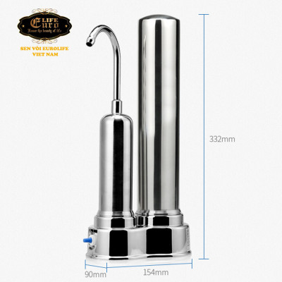 Máy lọc nước Ion Kiềm để bàn Inox SUS 304 Eurolife EL-DF209 (trắng)