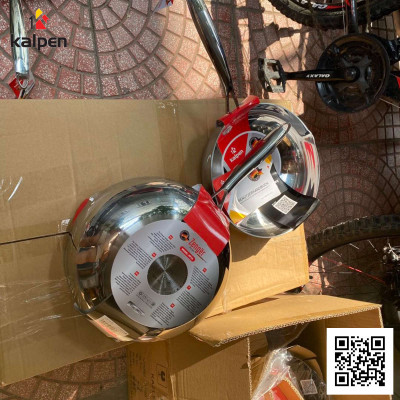 Chảo sâu lòng Inox 304 đúc liền khối 3 lớp miệng rót Kalpen Zenger 28cm, bảo hành 5 năm