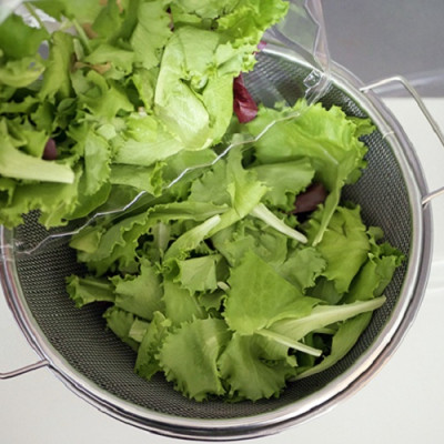 Bộ rổ tròn inox có tay cầm hai bên chính hãng ECHO φ20cm hàng nội địa Nhật Bản #0247-045