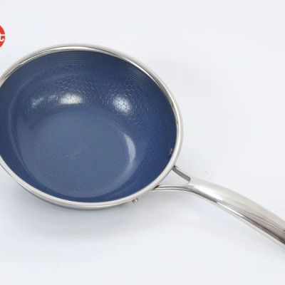 Bộ 5 nồi chảo iMat Hybrid Blackcube, phủ chống dính gốm - Ceramic lòng xanh