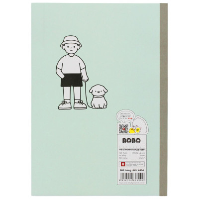 Tập Haplus BoBo - Kẻ Ngang - 200 Trang 60gsm - Hải Tiến 6904 (Mẫu Bìa Giao Ngẫu Nhiên)