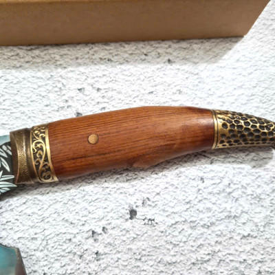 DAO BẾP - DAO THÁI CHẶT HOA VĂN HỔ kDT150 ĐỘC