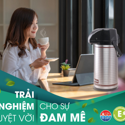 Phích đựng nước Rạng Đông nút bấm 2 lít Model: RD-2045ST3.E