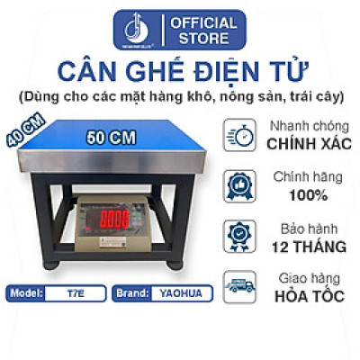 Cân Ghế Điện Tử T7E - Mặt Bàn Cân 400X500MM
