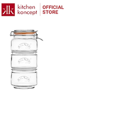 Kilner - Bộ hũ thủy tinh - 3 cái