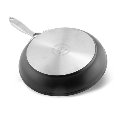 Chảo vân đá tự nhiên Chống Dính, Đáy Full Từ, Có Vung Kính EL-3802, EL-3803, EL-3804 (Elmich Opal) 