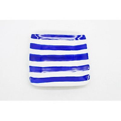 Dĩa vuông sâu 03 (19.5 cm) - Họa Tiết Vẽ Tay