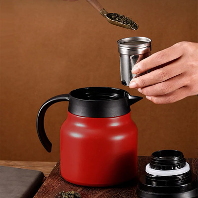 Bình pha trà, cà phê KG85S giữ nhiệt rất tốt có lõi lọc inox 316 cao cấp 1000ml - Hàng chính hãng