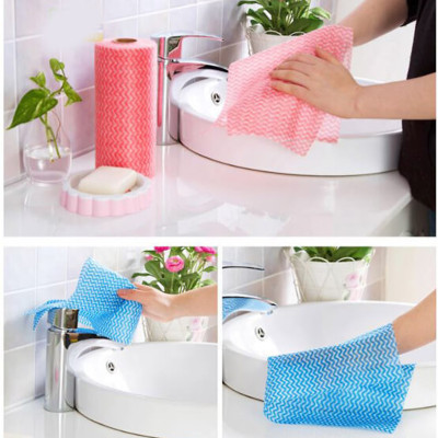 Cuộn Khăn Lau Nhà Bếp Đa Năng 50 Miếng - Vệ Sinh, Lau Chùi Nhà Cửa- Hàng Loại 1 - Chính Hãng
