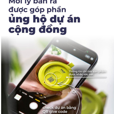 Bình giữ nhiệt MiiR Flip Traveler nắp mở tiện lợi thương hiệu Mỹ nhập khẩu chính hãng 