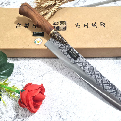 DAO BẾP - DAO THÁI HOA VĂN KHÂU ĐỒNG MÃ A1 DT157 NT topcomshop vn