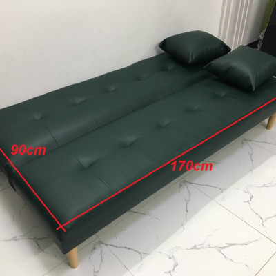 Bộ ghế sofa bed, sofa giường màu xanh lục cả bộ SB15