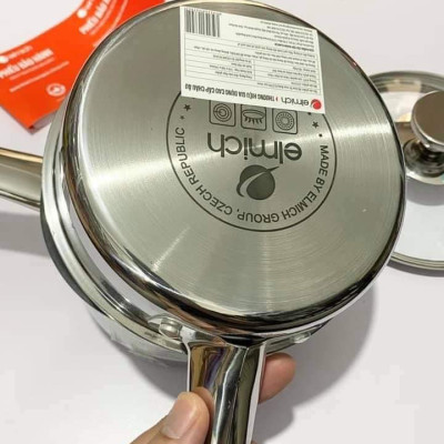 Bộ nồi quánh và chảo chống dính inox đáy liền Elmich Trimax Baby EL-3794 (Đường kính 14cm) - Hàng chính hãng