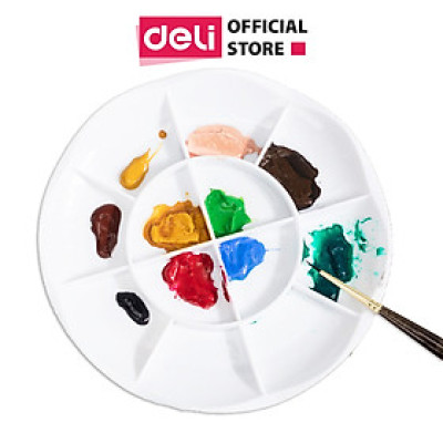 Khay Pha Màu Deli - 12 Ngăn - 1 Chiếc - 68305