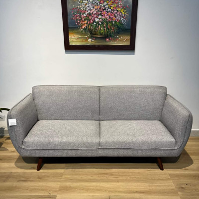 Sofa băng viền Tundo chuẩn xuất khẩu 1m8 màu kem