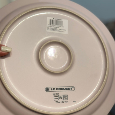 Đĩa Le Creuset 27cm màu Hồng Hàng chính hãng