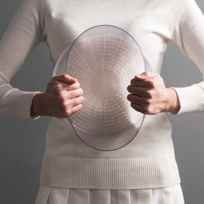 Lồng bàn Nhà của Mẹ giữ nhiệt, chống bụi, côn trùng 4 tầng, 5 ngăn (thiết kế lỗ hở giữa các ngăn) chất liệu nhựa PP trong suốt cao cấp