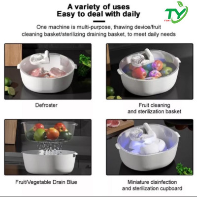 Best cook máy rã đông thực phẩm Rổ rã đông cho thịt lạnh Khay nhanh 4 trong 1 căn bếp gia đình,Máy Khử Khuẩn Và Rã Đông Thực Phẩm, Máy