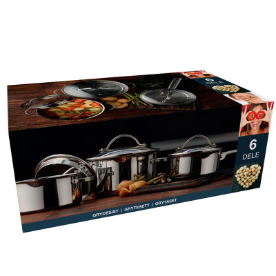 Bộ nồi inox FUNKTION 3 món nhập khẩu