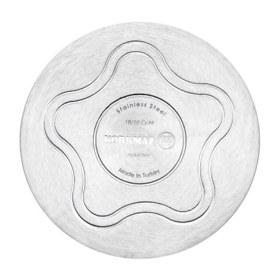 Nồi inox cao cấp Korkmaz Proline 4.5 lít thân thấp - A1170 - Hàng Chính Hãng