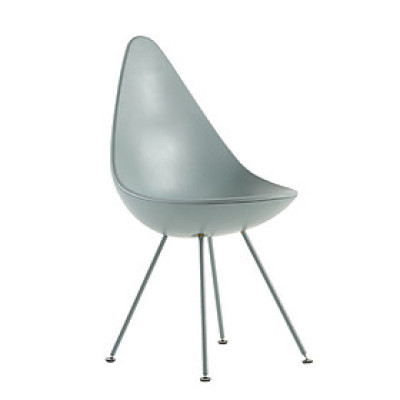 Ghế tiếp khách nhựa ABS màu trắng đen xám AVO-S Nội thất Capta Ghế lưng nhựa hình giọt nước thân nhựa ABS chân sắt sơn tĩnh điện tại HCM