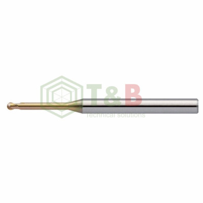 Dao Cầu Cổ Dài R0.25 x 4 x 45 L Union Tool Model HSLB2005-040,Dao phay ngón gia công sau nhiệt