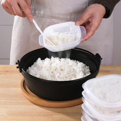 Hộp cơm dùng trong lò vi sóng Nakaya Plump Pack A 340ml - Hàng nội địa Nhật Bản |#Made in Japan|