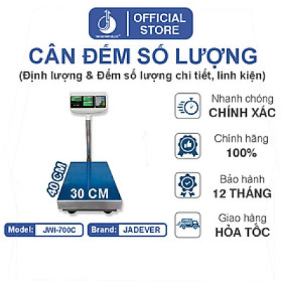 Cân Đếm Số Lượng JWI-700C - Mặt Bàn Cân 300x400MM