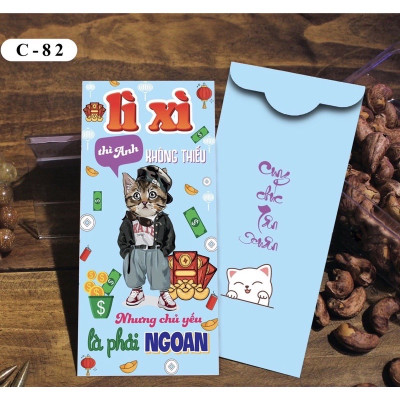 Set  10 bịch 100 bao lì xì Tết  , phát tài cả năm hàng đẹp nhiều mẫu mới , vô cùng xinh xắn và cute 